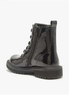 Disney Minnie Mouse Print Ankle Boots with Lace-Up Closure  - Image 2