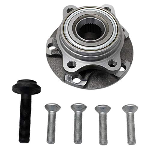 TRQ Front Driver or Passenger Side Wheel Bearing and Hub Assembly Compatible with 0205 Audi A4 06 A4 Base 0708 A4 0208 A4 Quattro 0408 S4 0708 RS4 0204 A6 0204 A6 Quattro V6 27L V6 30L - Image 3