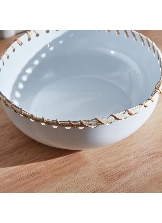 إسبليندد وعاء ديكور معدني مع قصب 21X21X8 سم  - Image 4