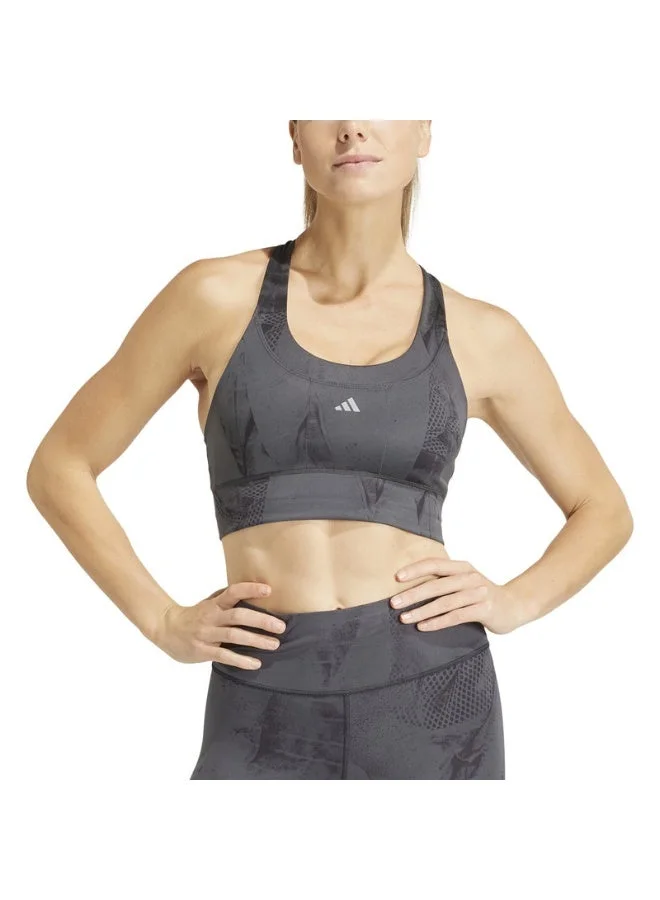 Adidas Run Pocket Medium-Support AOP Bra Iteration