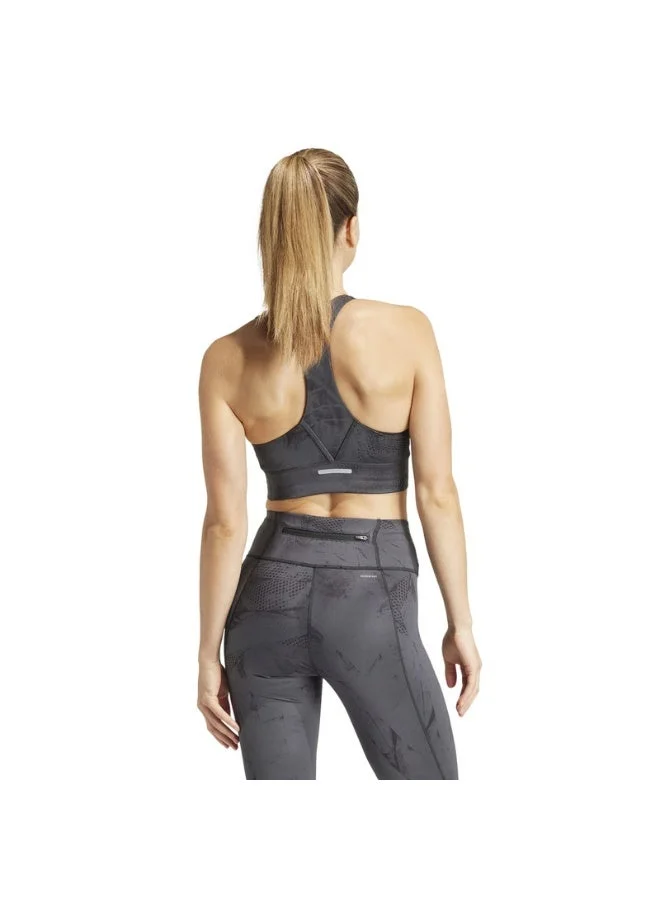 Adidas Run Pocket Medium-Support AOP Bra Iteration