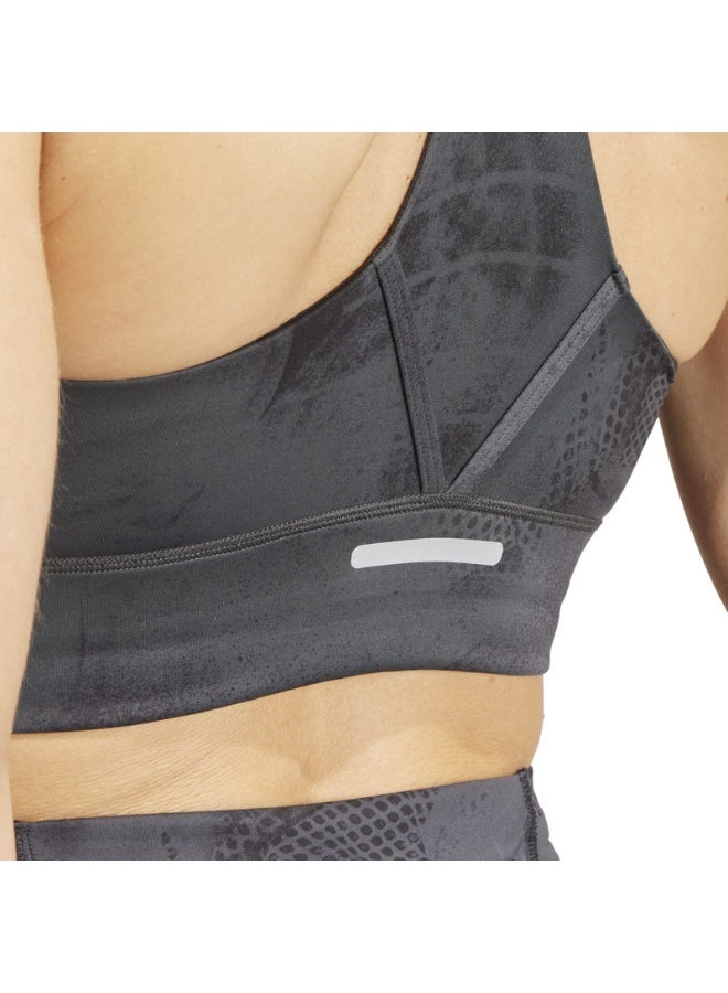 Adidas Run Pocket Medium-Support AOP Bra Iteration - Image 4