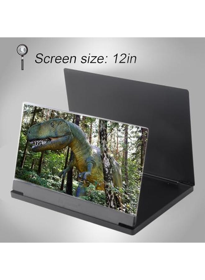 erorex Mobile Phone Screen Magnifier Video Hd Amplifier Magnifier Screen Stand Mount  - Image 2