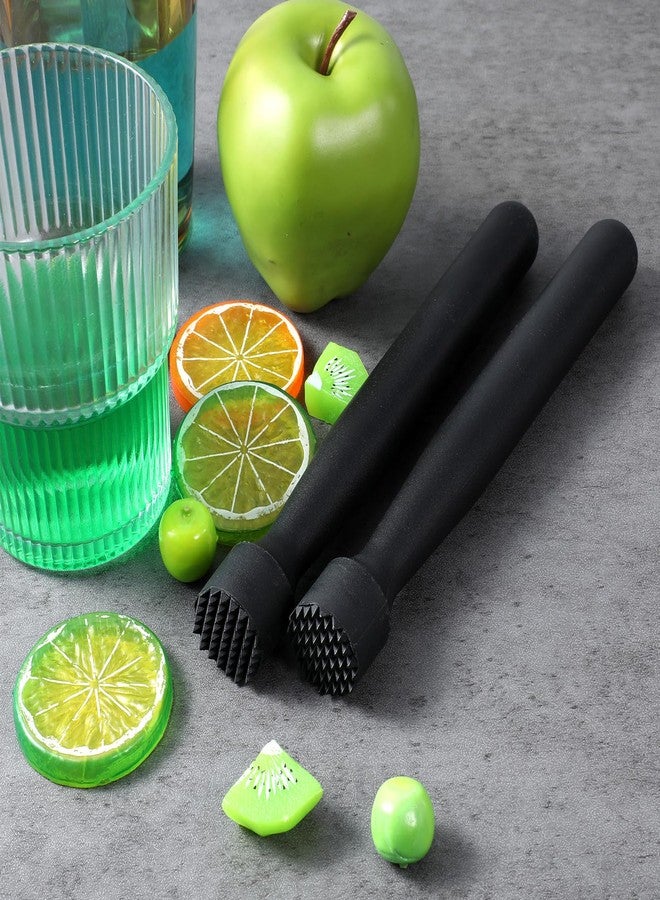 مجموعة أدوات تحضير الكوكتيلات مكونة من 20 قطعة، مصنوعة من البلاستيك، مقاس 8 بوصات، مناسبة للاستخدام المنزلي، مع كسارة ثلج، مثالية لتحضير مشروبات الموهيتو والفواكه. - Image 5