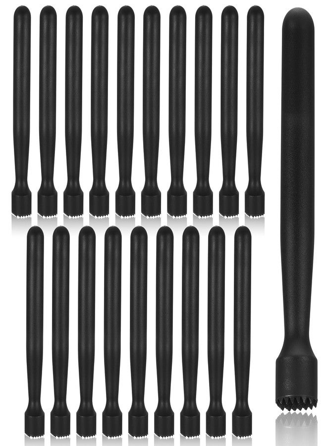 مجموعة أدوات تحضير الكوكتيلات مكونة من 20 قطعة، مصنوعة من البلاستيك، مقاس 8 بوصات، مناسبة للاستخدام المنزلي، مع كسارة ثلج، مثالية لتحضير مشروبات الموهيتو والفواكه. - Image 1