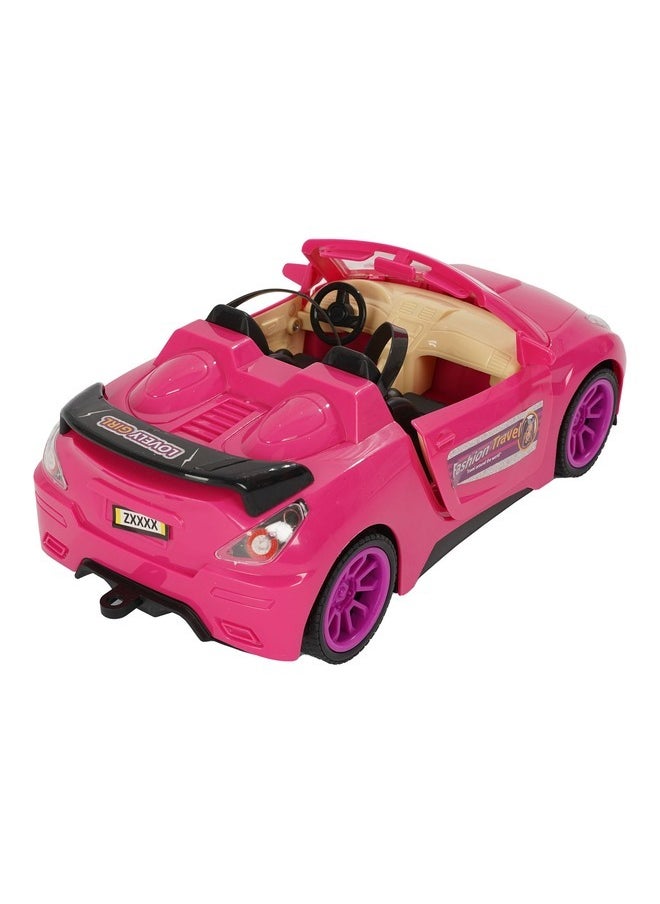 Generic - Barbie Convertible 2-Seater Vehicle, Pink Car with Rolling Wheels gifts - Image 1
