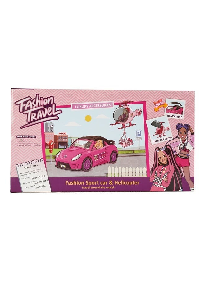 Generic - Barbie Convertible 2-Seater Vehicle, Pink Car with Rolling Wheels gifts - Image 1