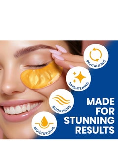 Stylia Stylia Under Eye Patches for Dark Circles and Puffy Eyes (20 Pairs) - 24k Gold Collagen Mask with Hyaluronic Acid, Eye Masks for Dark Circles and Puffiness, Gifts for Women, Valentines Day Gifts  - Image 2