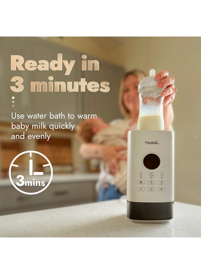 Papablic Baby Bottle Warmer Pro With Unique Prevent Overheating System, Milk Warmer For Breastmilk And Formula, With Digital Timer And Automatic Shut-Off - Image 4