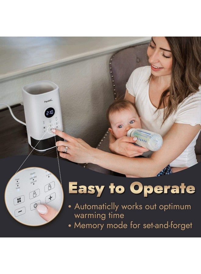 Papablic Baby Bottle Warmer Pro With Unique Prevent Overheating System, Milk Warmer For Breastmilk And Formula, With Digital Timer And Automatic Shut-Off - Image 3