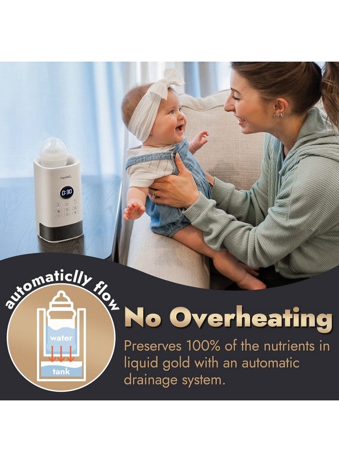 Papablic Baby Bottle Warmer Pro With Unique Prevent Overheating System, Milk Warmer For Breastmilk And Formula, With Digital Timer And Automatic Shut-Off - Image 2
