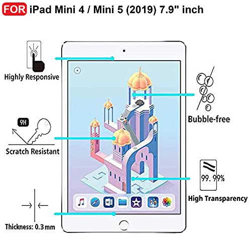 CEDO iPad Mini 4th / Mini 5th (7.9 inch) Tempered Glass | Screen Protector Clear Tempered Glass for iPad Mini 4 (2015) / Mini 5 (2019) (7.9 inch) - Image 3