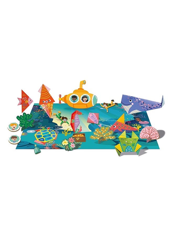 Avenir Magic Water Painting 4 Seasons 6 Reusable Coloring Surfaces, 2 Sheets of Repositionable Stickers, and Refillable Water Pen, Easy to Carry Kids 3+  - Image 3