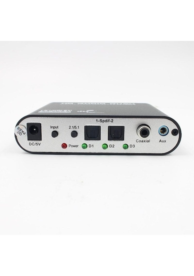 محول الصوت 5.1 قناة DTS Dolby/AC-3 مفكك تشفير الصوت الرقمي بالألياف البصرية والمحورية إلى محول صوت تناظري RAC - Image 3