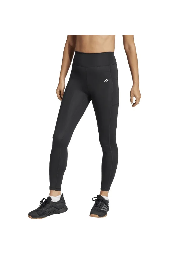 Adidas Adidas Opt St Hr 7/8 L Black Training Tights For Women 2XS