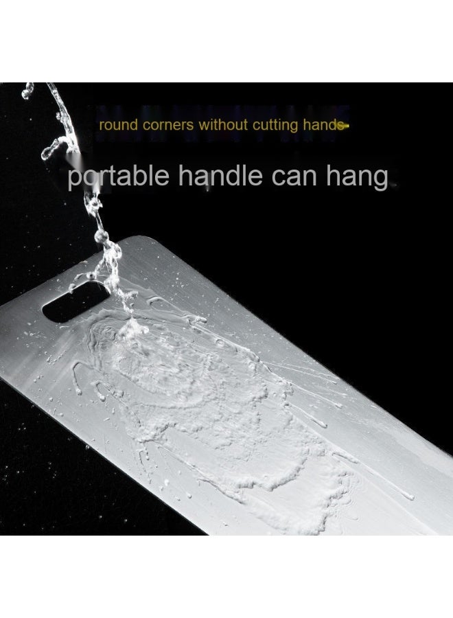 آنا لوح تقطيع مطبخ مزدوج الوجه غير قابل للصدأ ومقاوم للانزلاق ومضاد للبكتيريا والعفن - Image 2