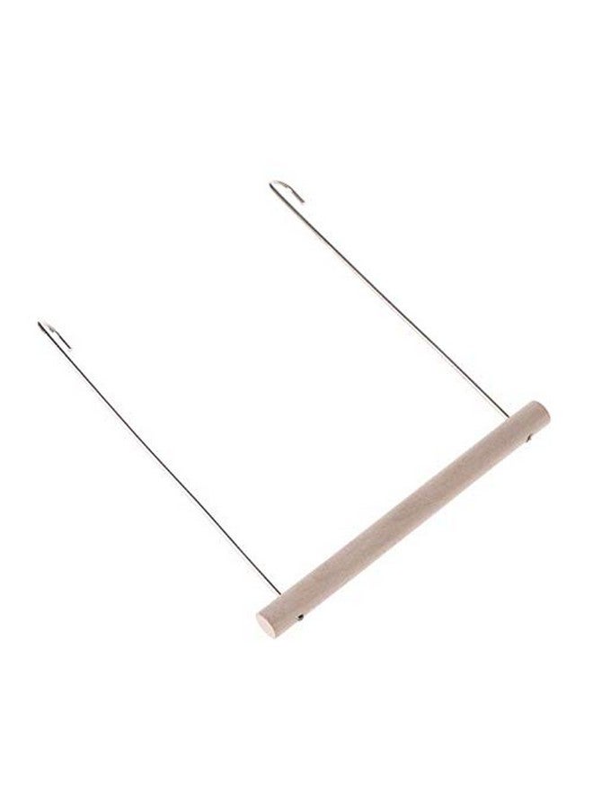 Western Era لعبة أرجوحة خشبية طبيعية مرحة من عصر الغرب، منصة معلقة، تسلق، أرجوحة تمرين للطيور (كبيرة) - Image 4