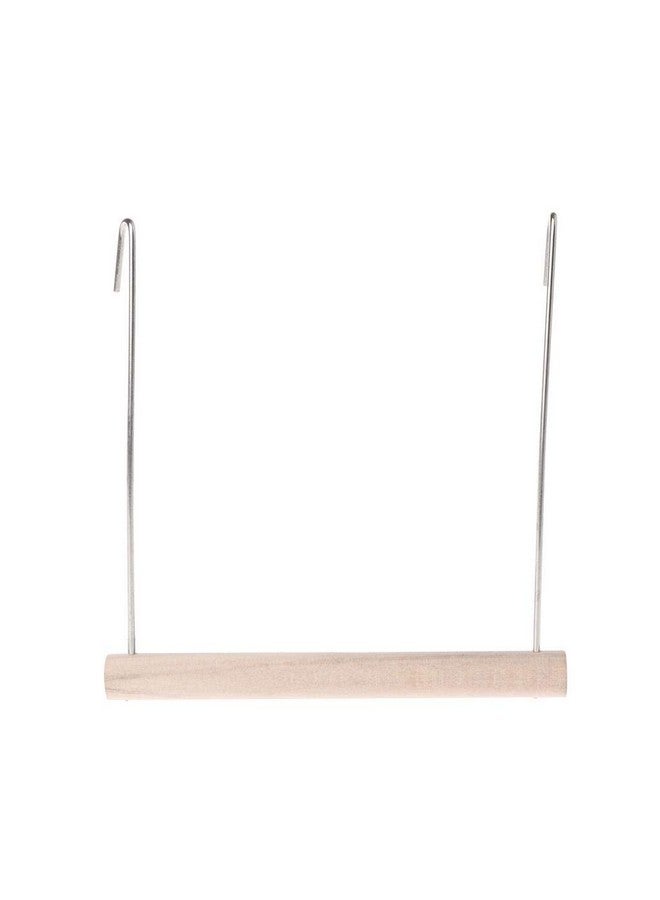 Western Era لعبة أرجوحة خشبية طبيعية مرحة من عصر الغرب، منصة معلقة، تسلق، أرجوحة تمرين للطيور (كبيرة) - Image 5