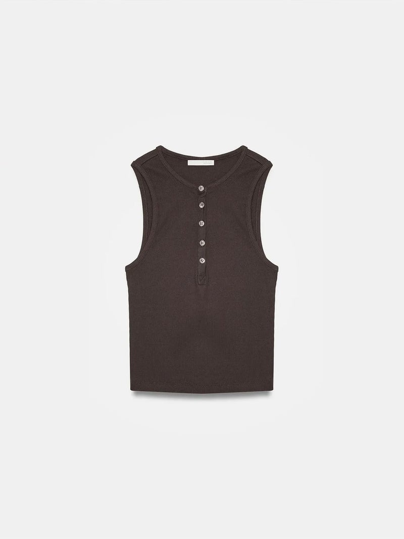 DILVIN Women's Ribbed Cotton-Blend Crop Top - Image 5