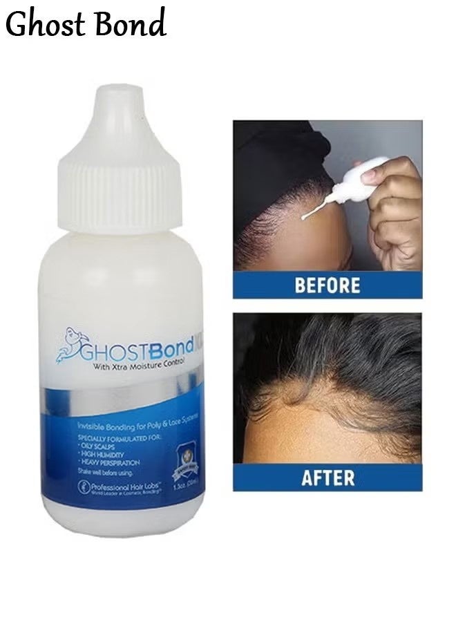 Ghost Bond Professional Hair Labs Hair Glue Wig Adhesive, Invisible Wig Bonding Glue, XL, 1.3oz (38 ml) - Image 1