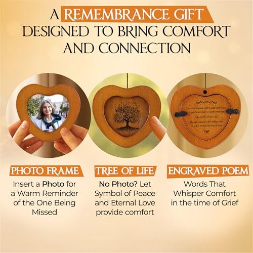 Captain Decor 32 Inch Memorial Wind Chimes Outdoor Wind Chimes for Loss of Loved One Memorial Gifts for Loss of Mom Sympathy Gifts for Mother Father Brother Sister - Image 3