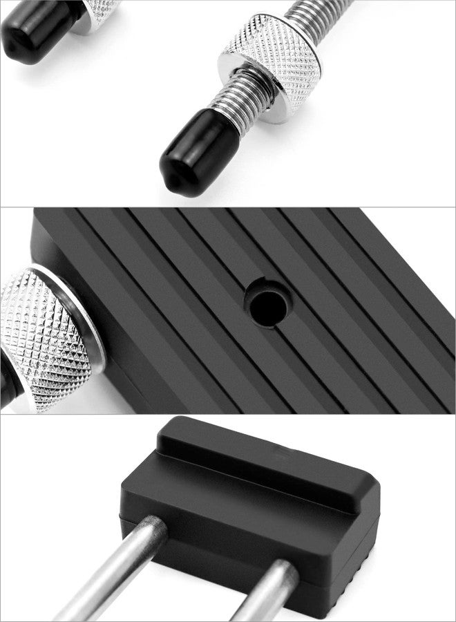 QWORK Sharpening Stone Holder, Universal Sharpening Whetstone Holder, Adjustable from 5-1/2 to 9 Inches, No-Slip Sharpening Stone Base, for Various Whetstone, Oils Stone or Diamond Stones - Image 5