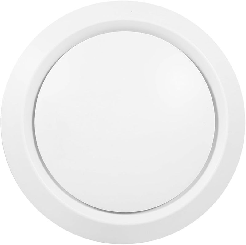 White 200mm Round Air Vent Cover For Wall Ceiling AC Bathroom Exhaust Supply Diffuser - Image 4
