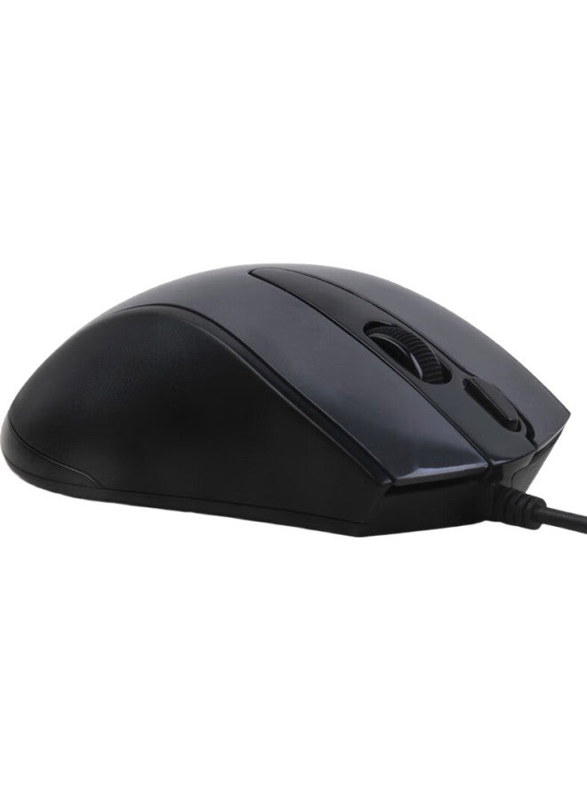 A4TECH A4tech N-500f Wired Mouse For Laptop And Desktop, Office And Home Use, Portable Mouse With One-click Screen Capture, Usb Interface, High-brightness Iron Gray - Image 3
