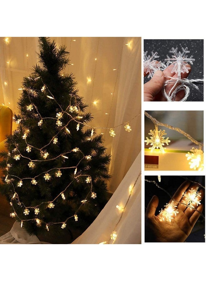 Party Propz Party Propz Snow Flake Led Lights for Decoration - 10 Led Lights for Home Decoration, Decorations Lights, Fairy Lights for Room, Series Decorative Lights  - Image 5