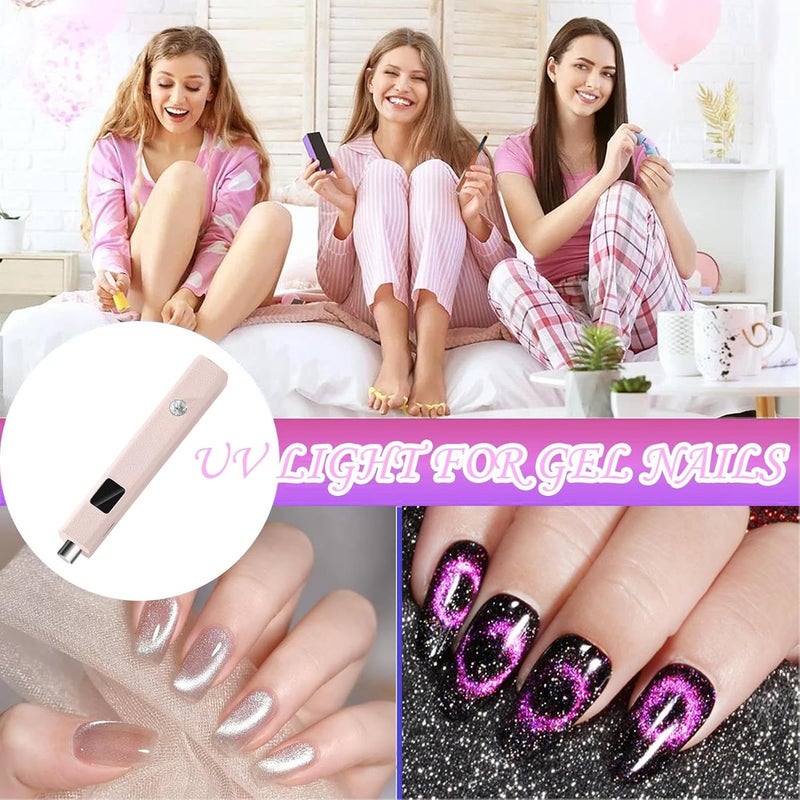 Gel Nail Lamp, Magnetic Manicure Tool, Gel Nail Healing Light, Intended for Mother, Wife Girlfriend Sisters Beginners Professionals and Home Salon - Image 4