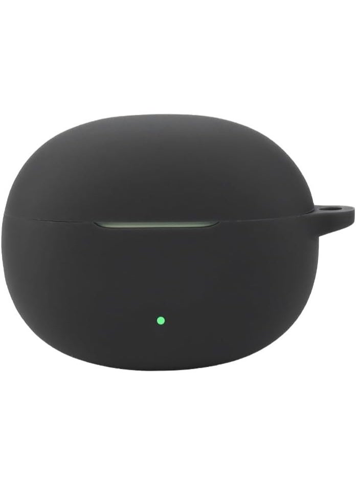 MHM Silicone Bluetooth earphone case for Realme Buds T110, shockproof, compatible with Realme Buds T110 Bluetooth earphones, black - Image 1