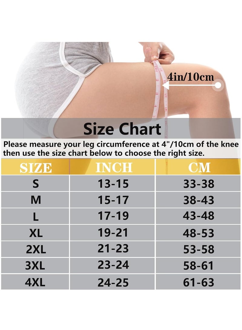 general Copper Knee Braces with Strap for Knee Pain Women and Men(2 Pack), Knee Compression Sleeve for Arthritis, ACL, Meniscus Tear, Joint Pain Relief, Knee Support for Working, Running, Weightlifting - Image 2