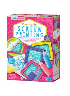 4m 4M KidzMaker Easy To Do Screen Printing Kit  - Image 2
