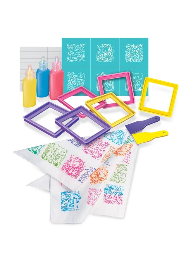 4m 4M KidzMaker Easy To Do Screen Printing Kit  - Image 1