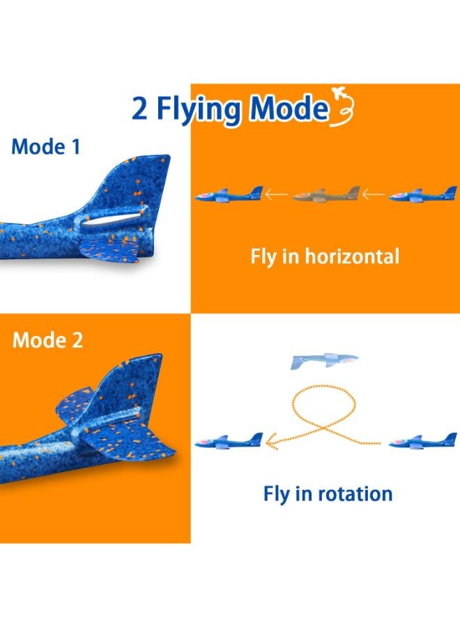 2‑Pack LED Foam Airplane Throwing Glider Toys – 17.5″ - Image 4