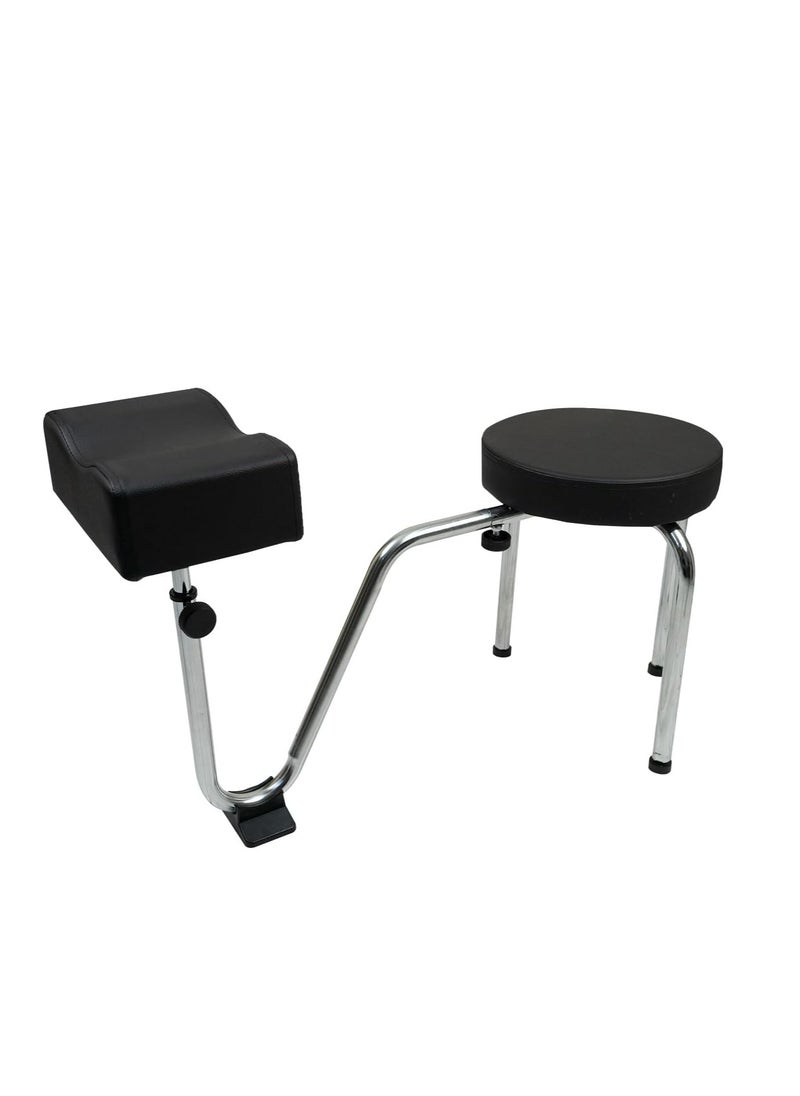Meishida - Pedicure Stool Adjustable Stand Leather Foot Stool Chair Footrest for Beauty Salon Nail Shop - Image 1