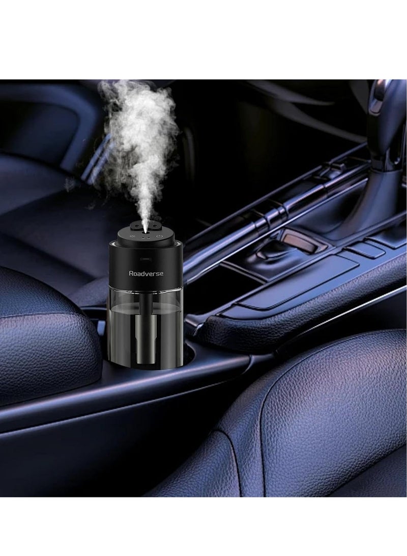 ROADVERSE Car Perfume Diffuser – Natural Air Freshener with Long-Lasting Fragrance, Smart Auto/Off Feature, Aromatherapy Scent Diffuser, Starry Projector Lamp for Car, Home, and Office – Compact Humidifier and Air Purifier - Image 3
