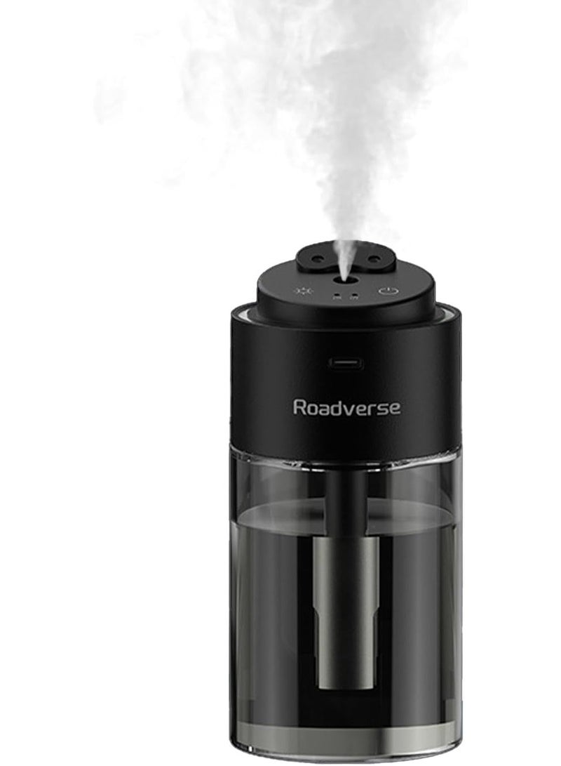 ROADVERSE Car Perfume Diffuser – Natural Air Freshener with Long-Lasting Fragrance, Smart Auto/Off Feature, Aromatherapy Scent Diffuser, Starry Projector Lamp for Car, Home, and Office – Compact Humidifier and Air Purifier - Image 1