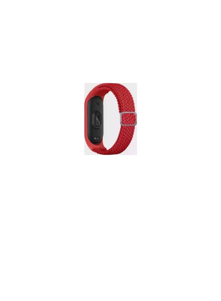 Xiaomi Mi band 8 strap, Braided Solo Loop for Xiaomi Band 8 Nylon Elastic Adjustable Replacement Wristband Smart Band 8 for Women Men