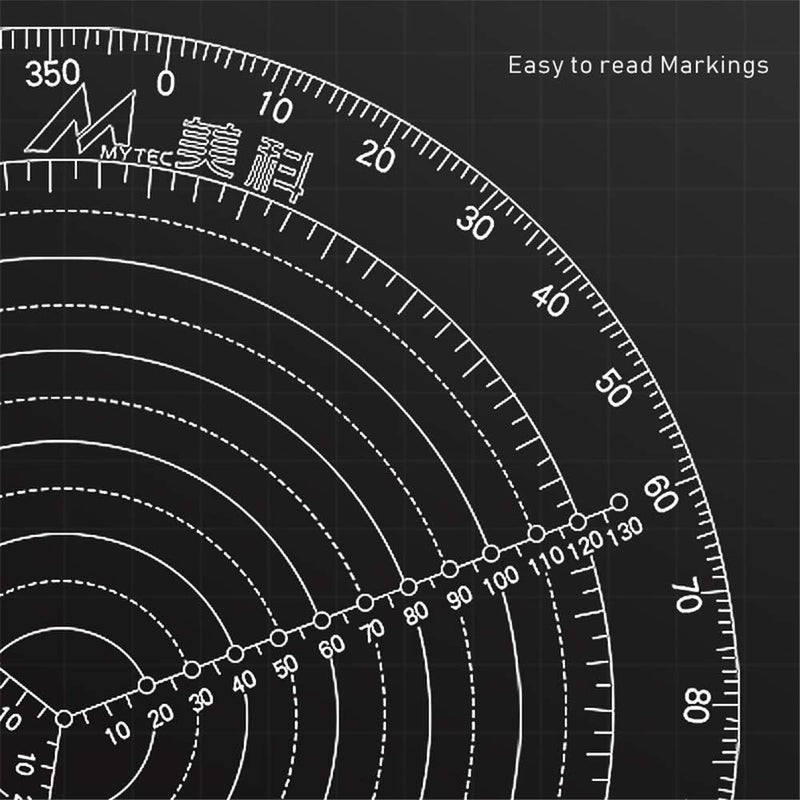 DDWT 300mm /11.8inch Round Center Finder Compass for Wood Turners Lathe Work Clear Acrylic Drawing Circles Diameter - Image 3