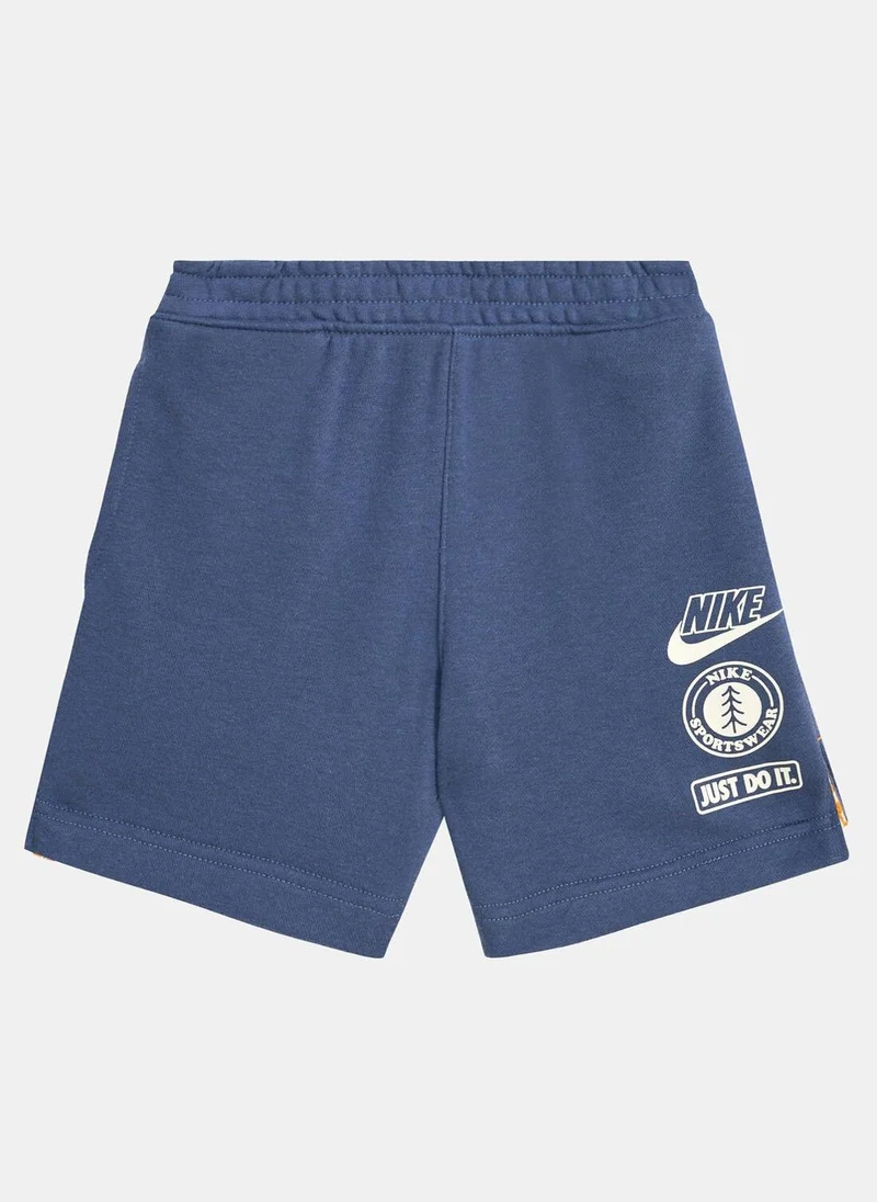 Nike Kids' Sportswear 'Leave No Trace' French Terry Taping Shorts (Baby and Toddler)