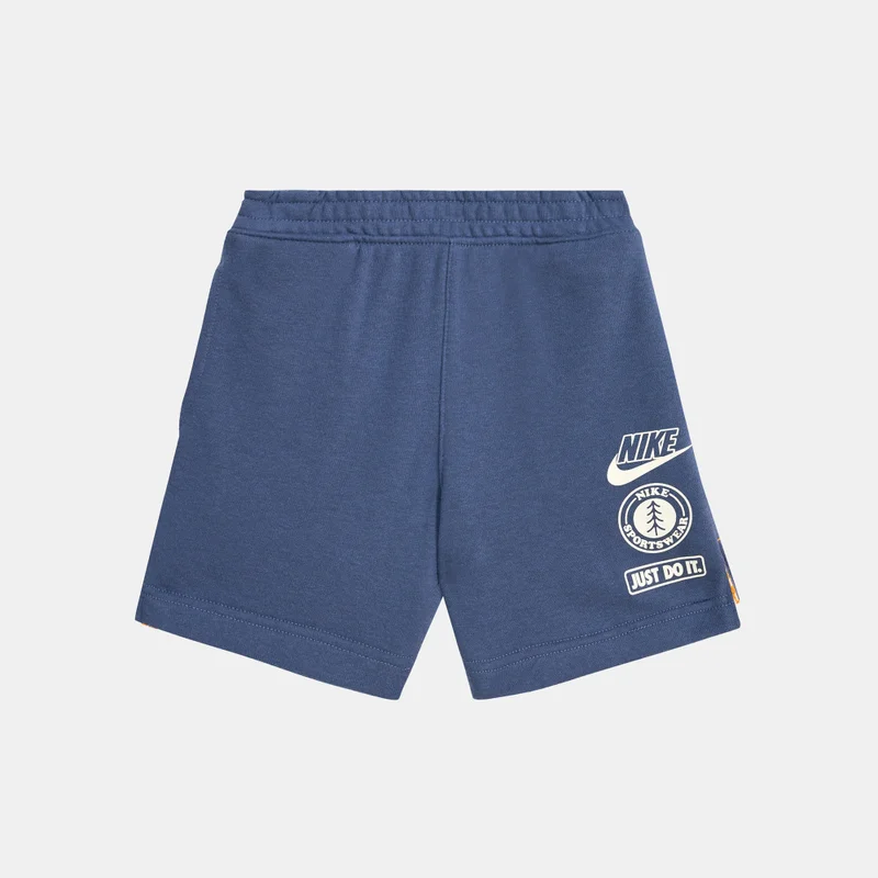 Nike Kids' Sportswear 'Leave No Trace' French Terry Taping Shorts (Baby and Toddler)