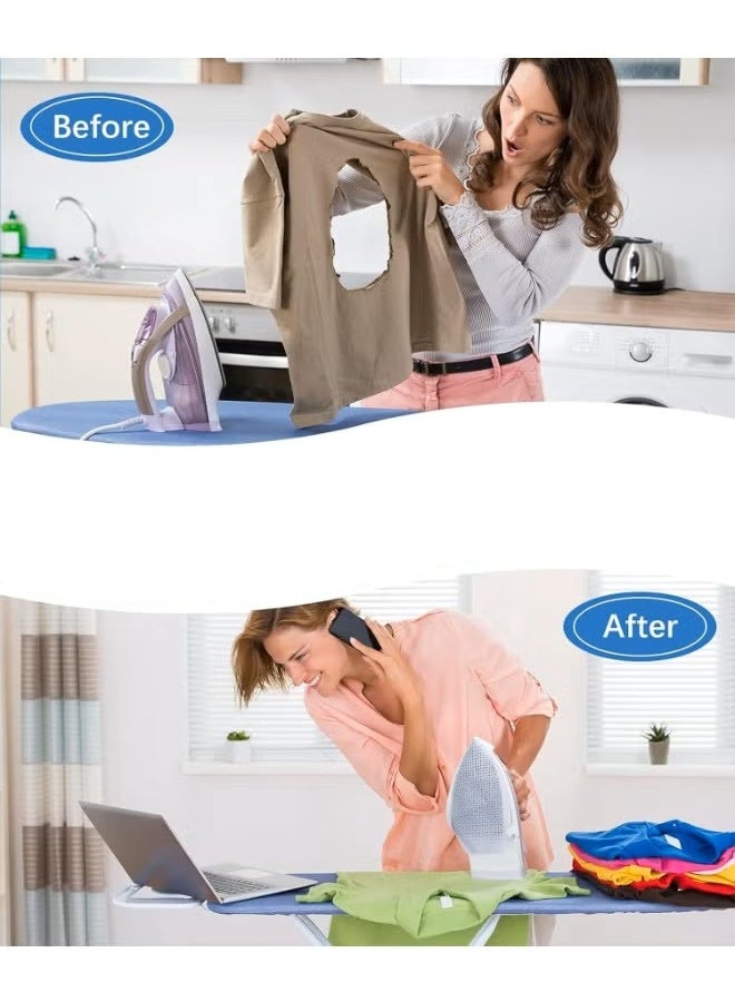 Ironing Board Cover, Ironing Shoe Cover For Prevents Burn, Sticking, iron Heat Protector, Steam Ironing Accessories, Iron Sole Shield for Most Irons, Fabric Protective Film - Image 4