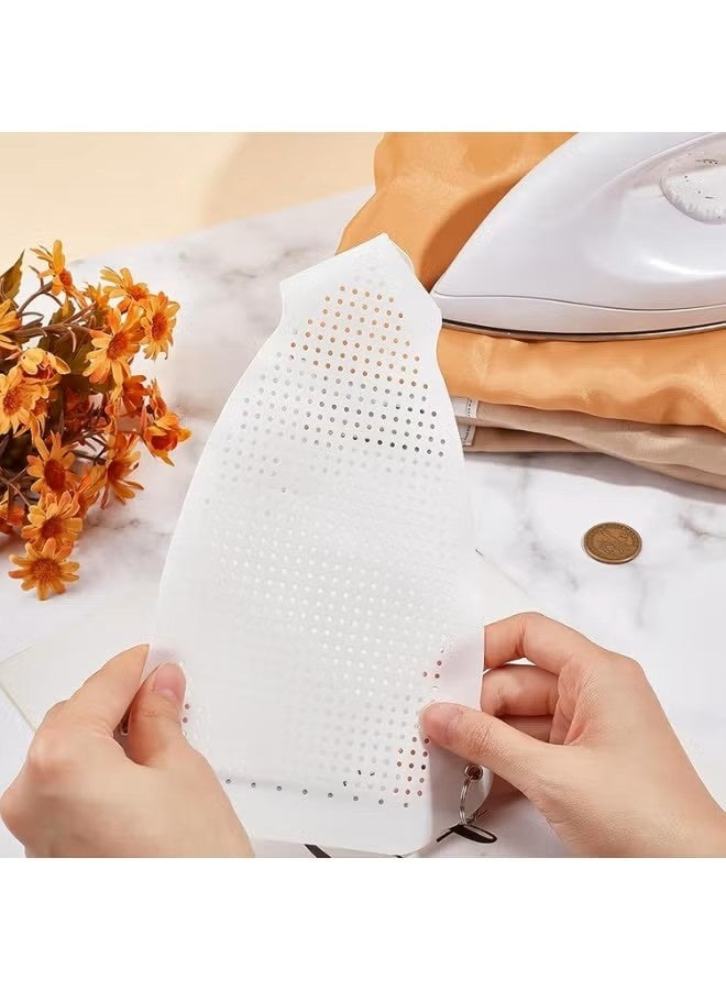 Ironing Board Cover, Ironing Shoe Cover For Prevents Burn, Sticking, iron Heat Protector, Steam Ironing Accessories, Iron Sole Shield for Most Irons, Fabric Protective Film - Image 3