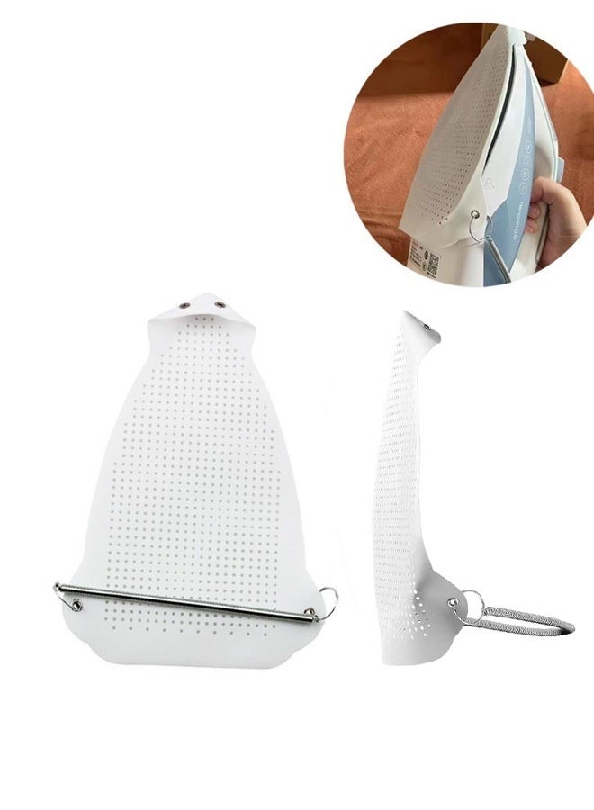 Ironing Board Cover, Ironing Shoe Cover For Prevents Burn, Sticking, iron Heat Protector, Steam Ironing Accessories, Iron Sole Shield for Most Irons, Fabric Protective Film - Image 1