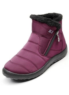 Ankle Boots Thermal Waterproof Cotton Boots Purple - pzsku/Z5581426450BF4940AEAEZ/45/_/1734944256/85c916bc-f53e-4071-96f7-8f3c2c808a81