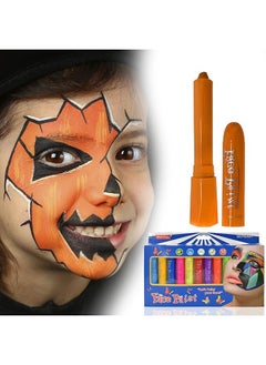 Generic Face Paint Crayons, 12 Colors Face Paints for Children Halloween Make Up Set, Washable Make Up Set Body Painting for Boys Girls, Non-Toxic, Party Cosplay Face Paint Crayons for Ages 3+  - Image 5
