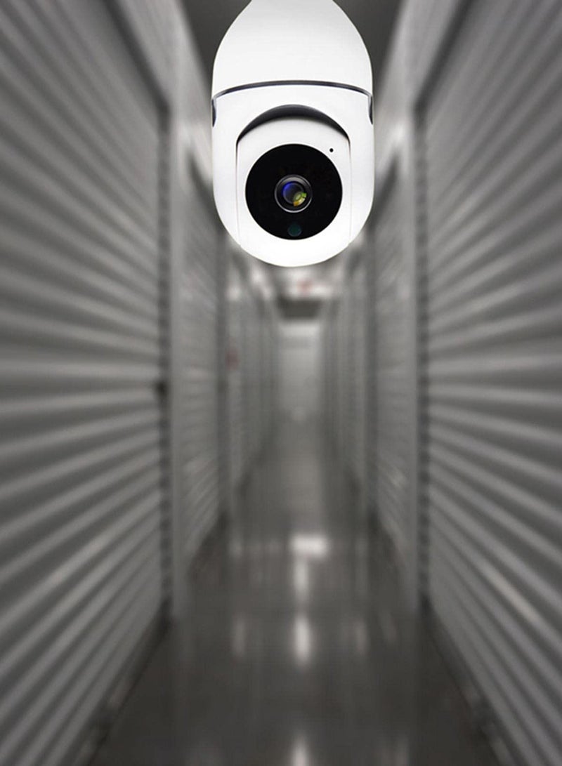 Generic Smart Bulb WiFi Camera: Home Surveillance IP Camera with Night Vision and Alarm - Image 2