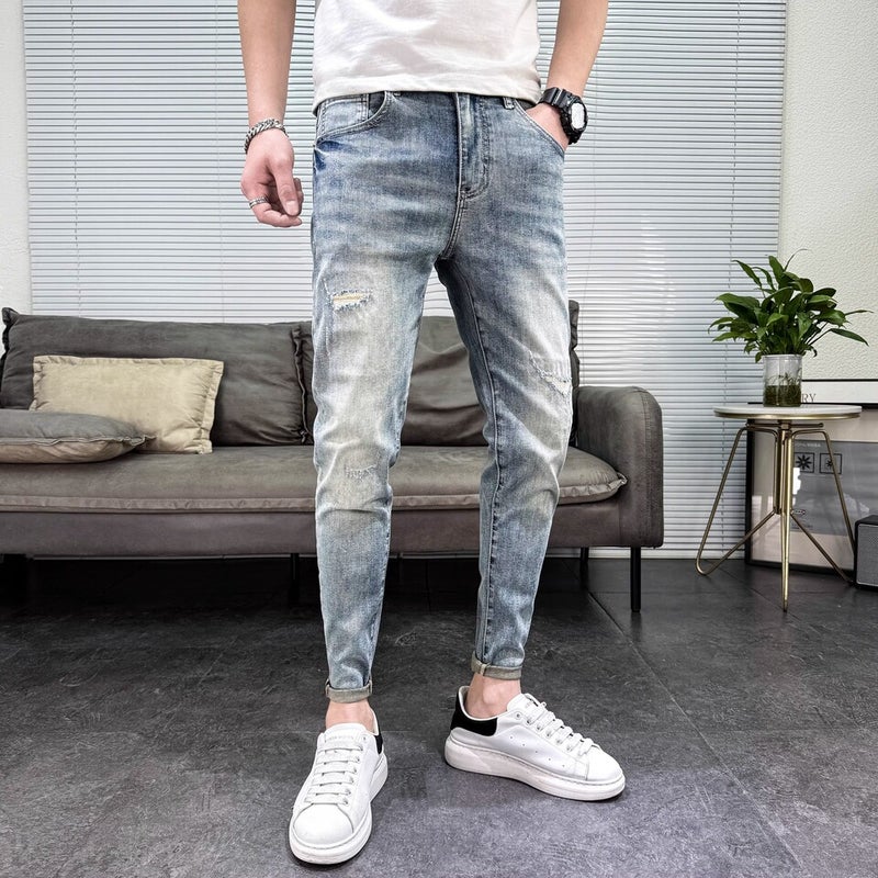 Unisex Casual Daily Denim Jeans - Image 5