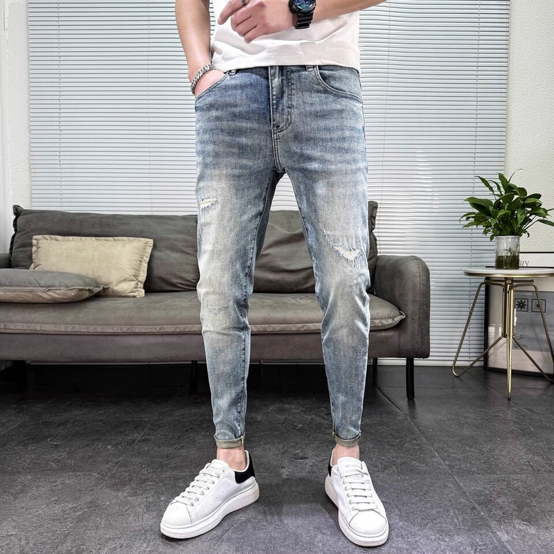 Unisex Casual Daily Denim Jeans - Image 3